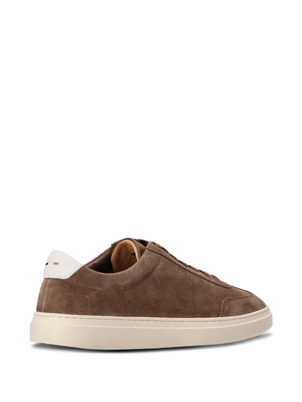 BOSS suede sneakers Brown