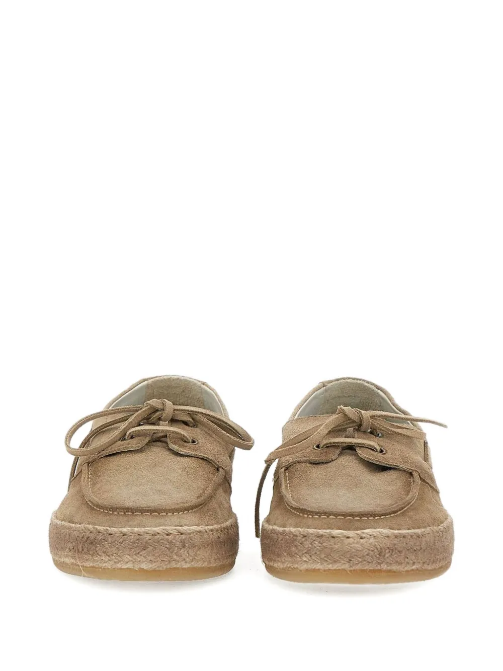 corvari leather boat shoes Neutrals