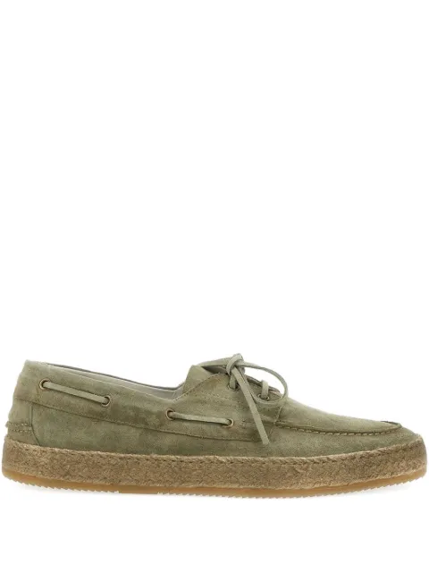 corvari leather boat shoes 