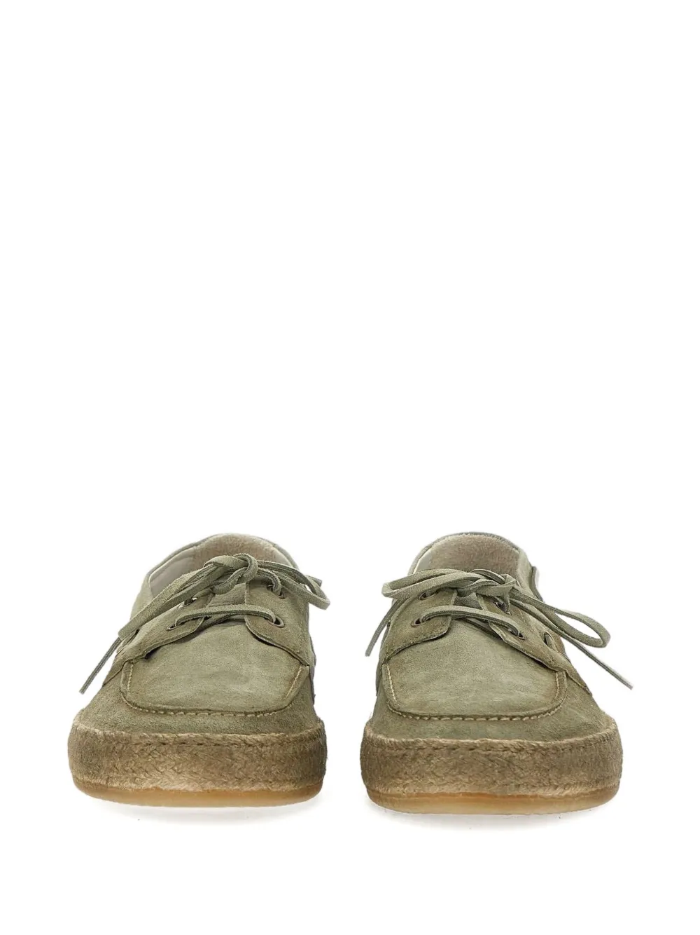 corvari Leren bootschoenen Groen