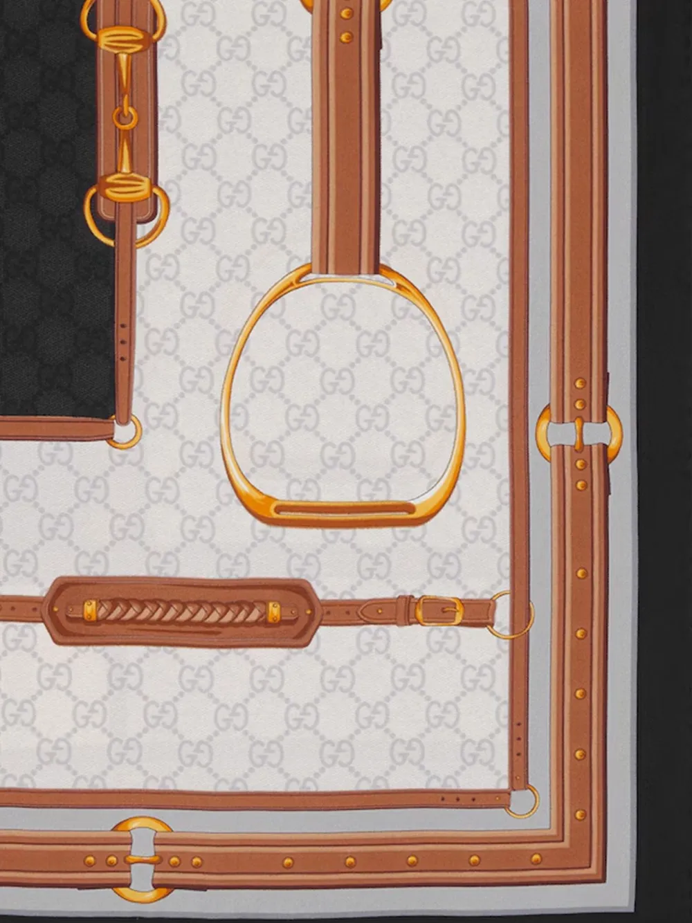 Gucci Sjaal met print Bruin