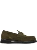 Gucci horsebit platform loafers - Green