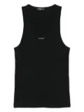 Mugler ribbed scoop-neck tank top - Black