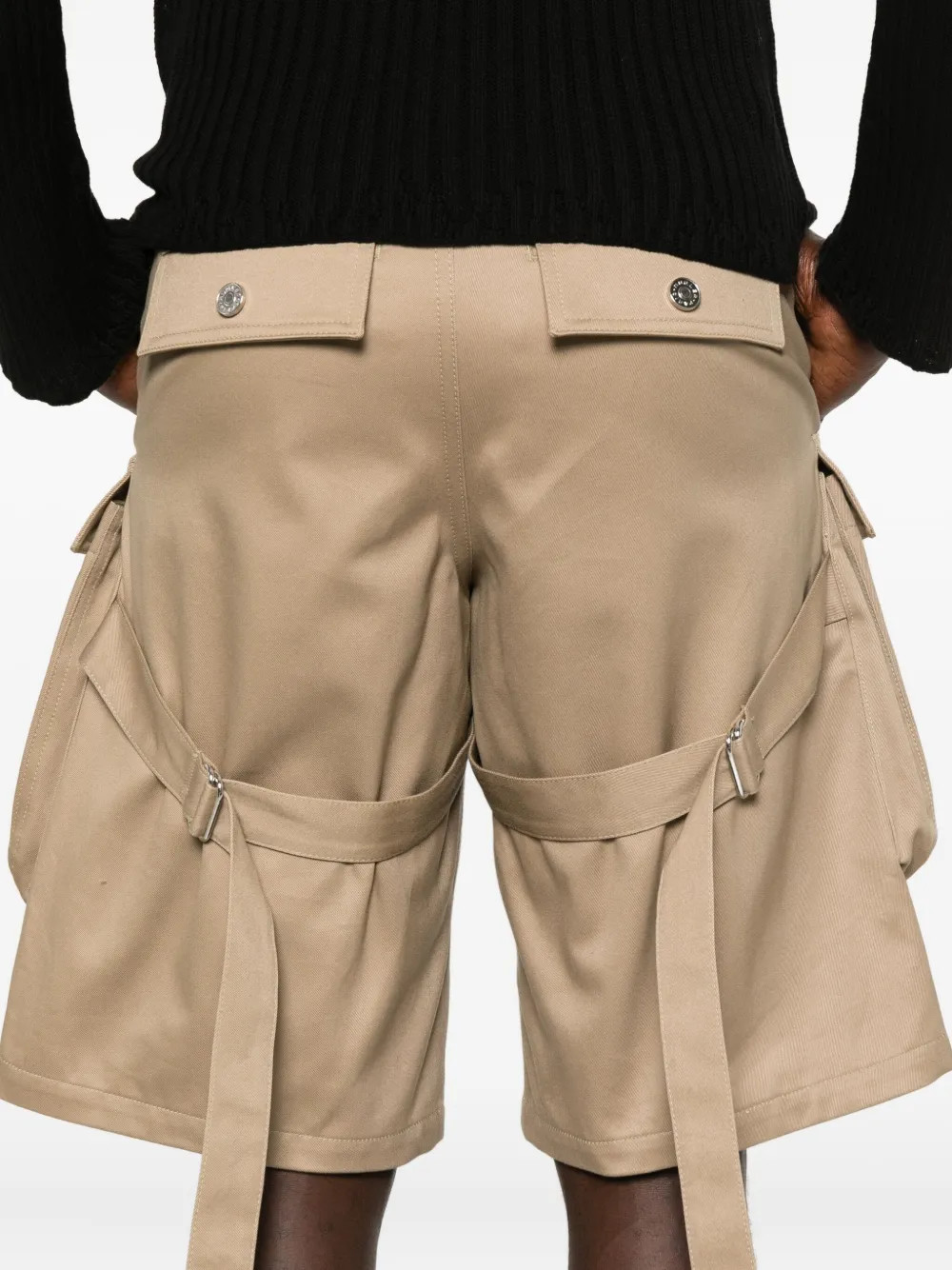 Mugler Cargo shorts Beige