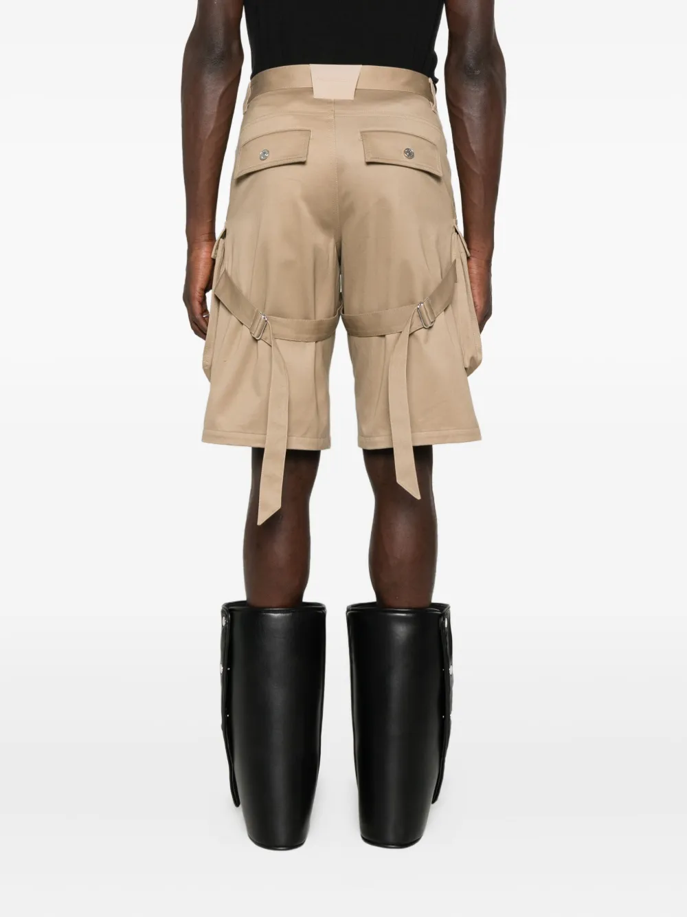 Mugler Cargo shorts Beige