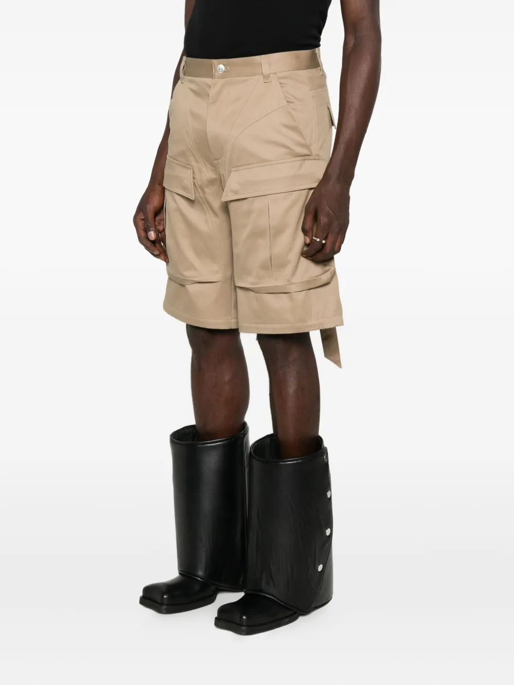 Mugler Cargo shorts Beige