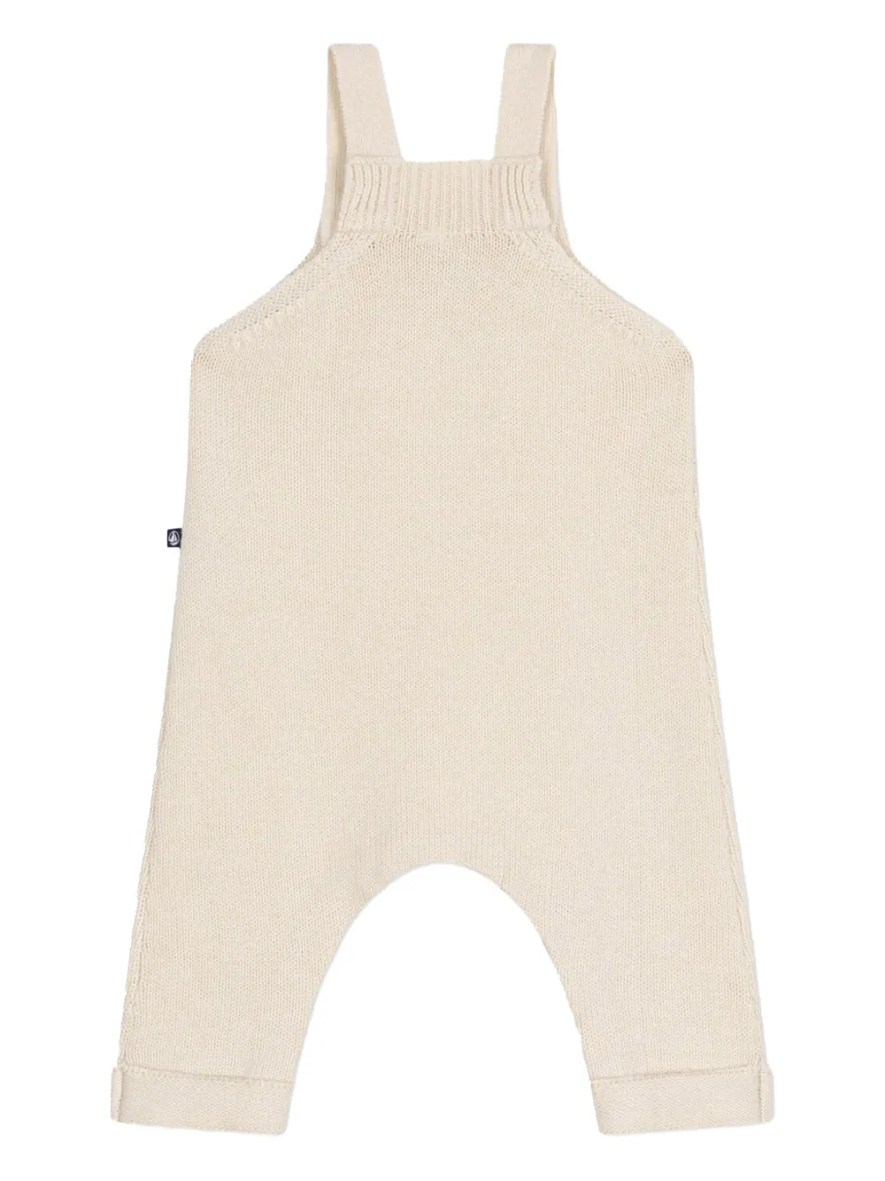 Petit Bateau patch-pocket romper Beige