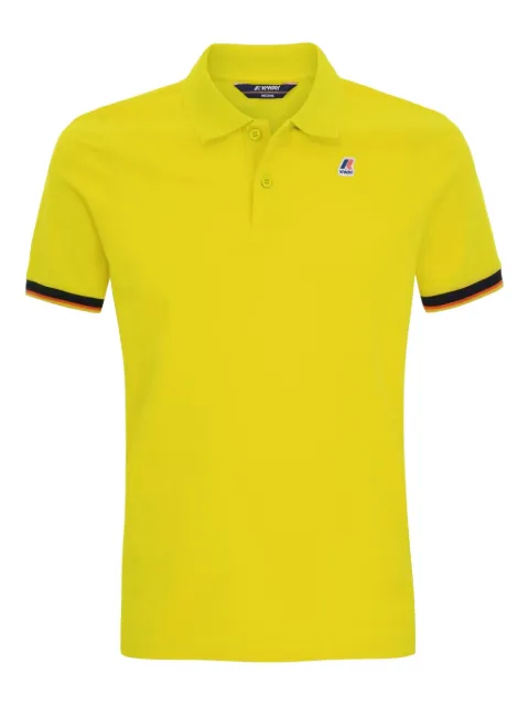 K-Way polo à finitions rayées