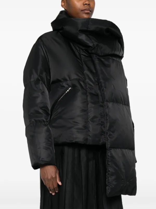 MM6 Maison Margiela Quilted Puffer Jacket | Black | FARFETCH HK
