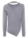 Róhe Two-Way Deconstructed sweater - Grey