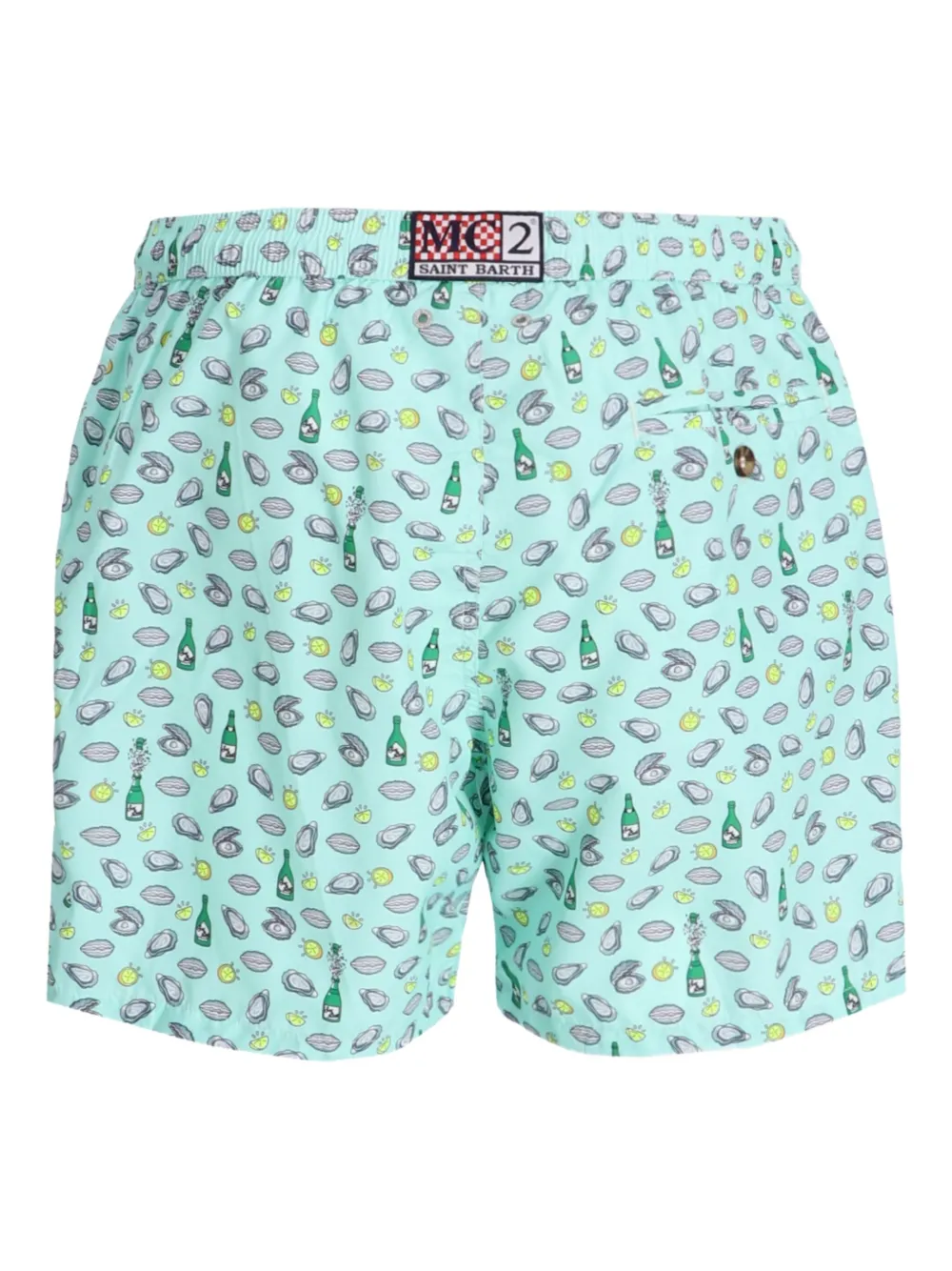 MC2 Saint Barth Zwembroek met print Blauw