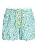 MC2 Saint Barth oyster bottle-print swim shorts - Blue