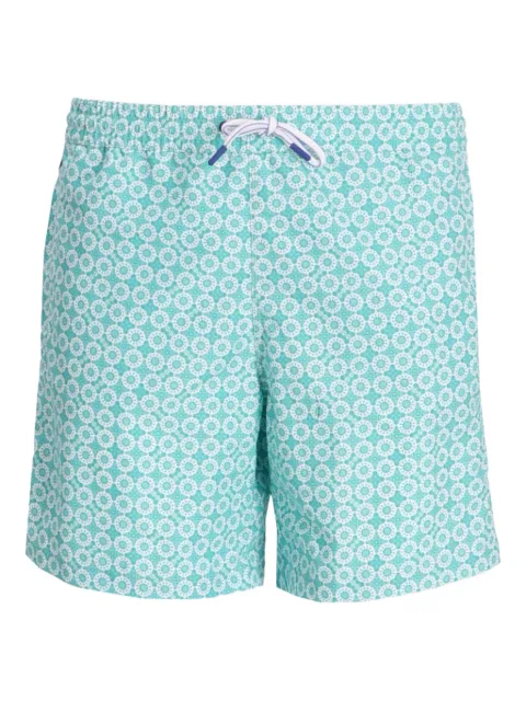 Jacob Cohën patterned drawstring swim shorts