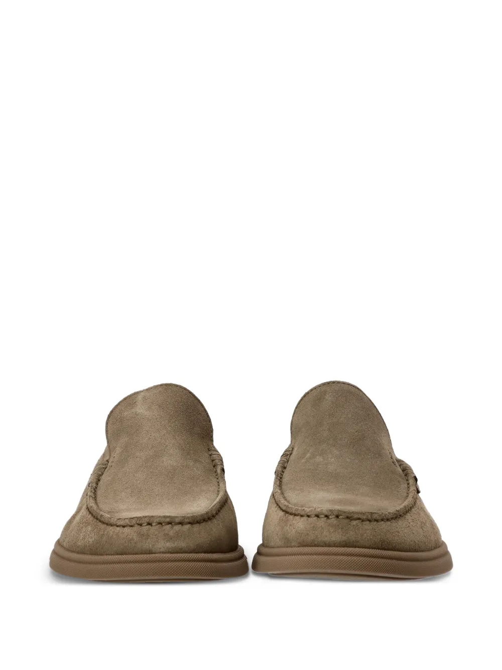 BOSS suede loafers Brown