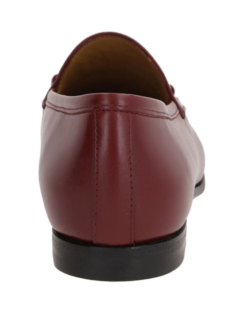 Gucci signature Horsebit detail leather loafers Red