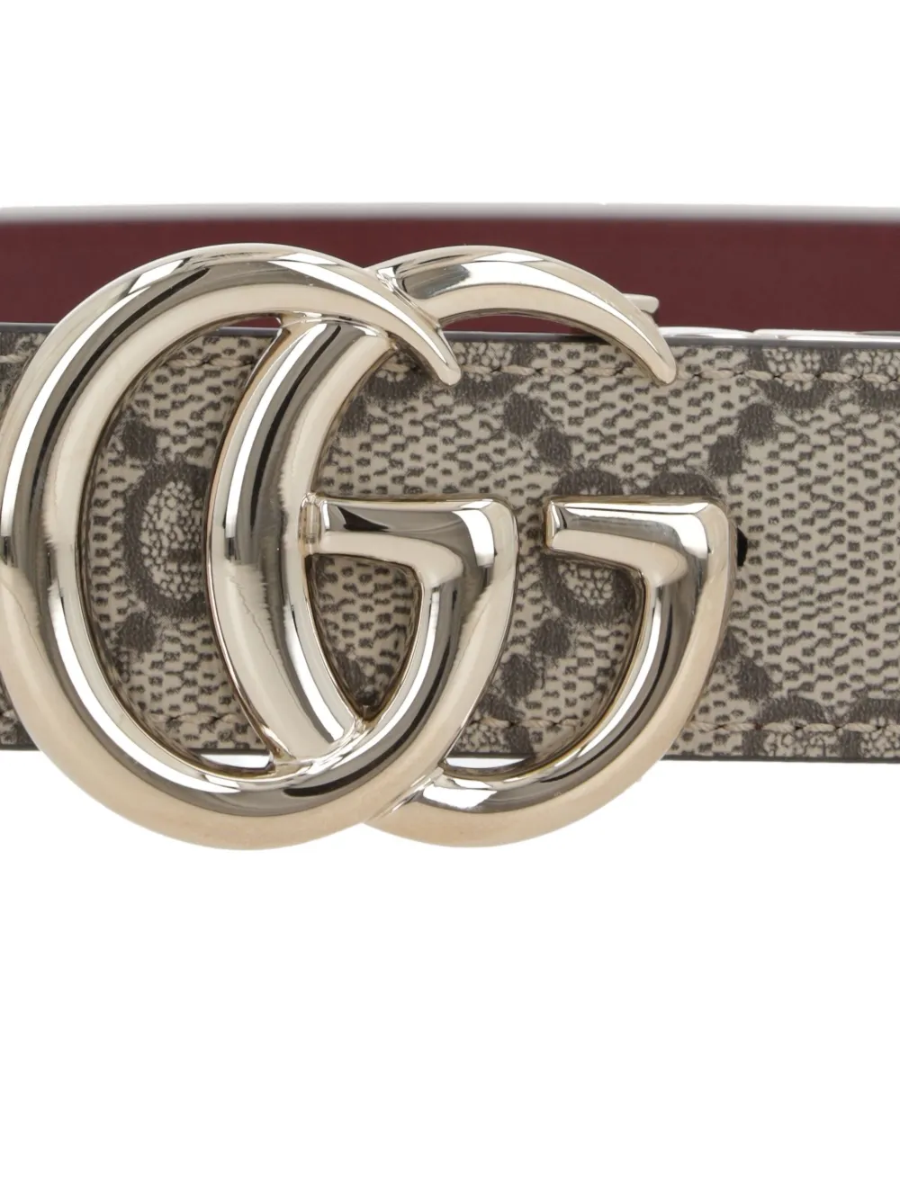 Gucci signature Double G-buckle reversible leather belt | Image 2