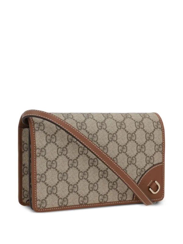 グッチ ショルダーバッグ ブラウン GG グッチ GUCCI オールドグッチ シェリーライン GGプラス 斜め