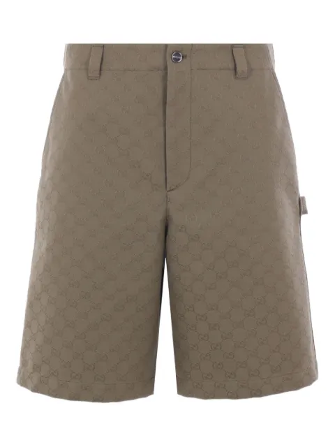 Gucci embossed-logo shorts