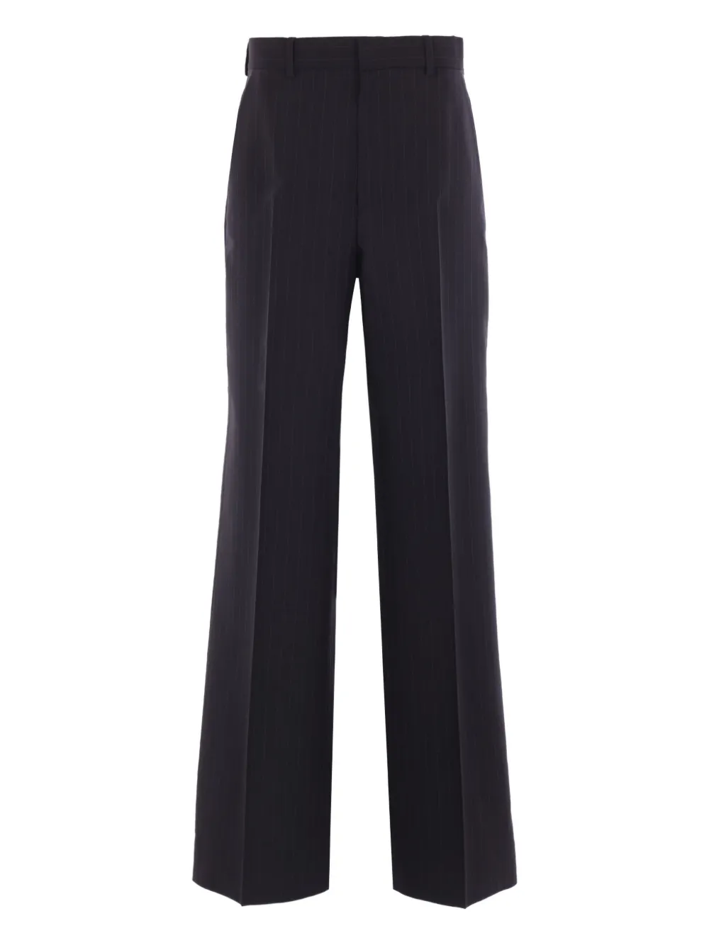 Gucci pinstripe wool jacquard trousers - ブラック Gucci pinstripe wool jacquard trousers - ブラック