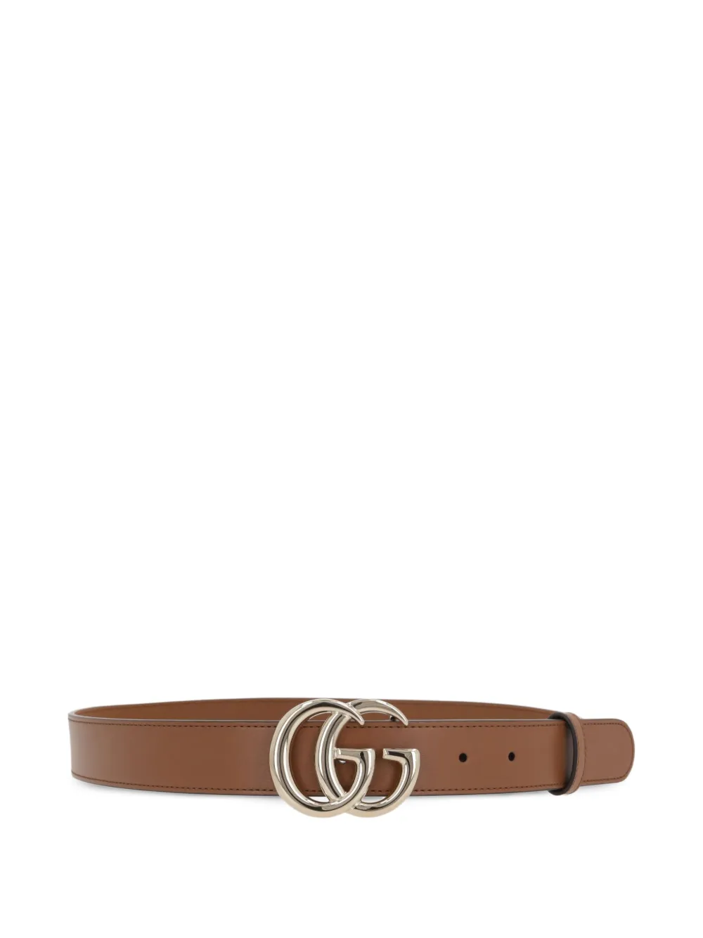 Gucci double G-buckle leather belt | Brown | Image 1