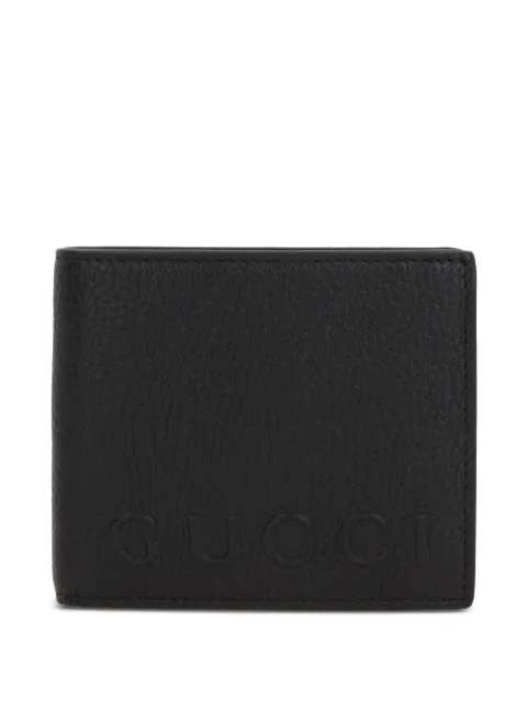 Gucci cartera con logo en relieve