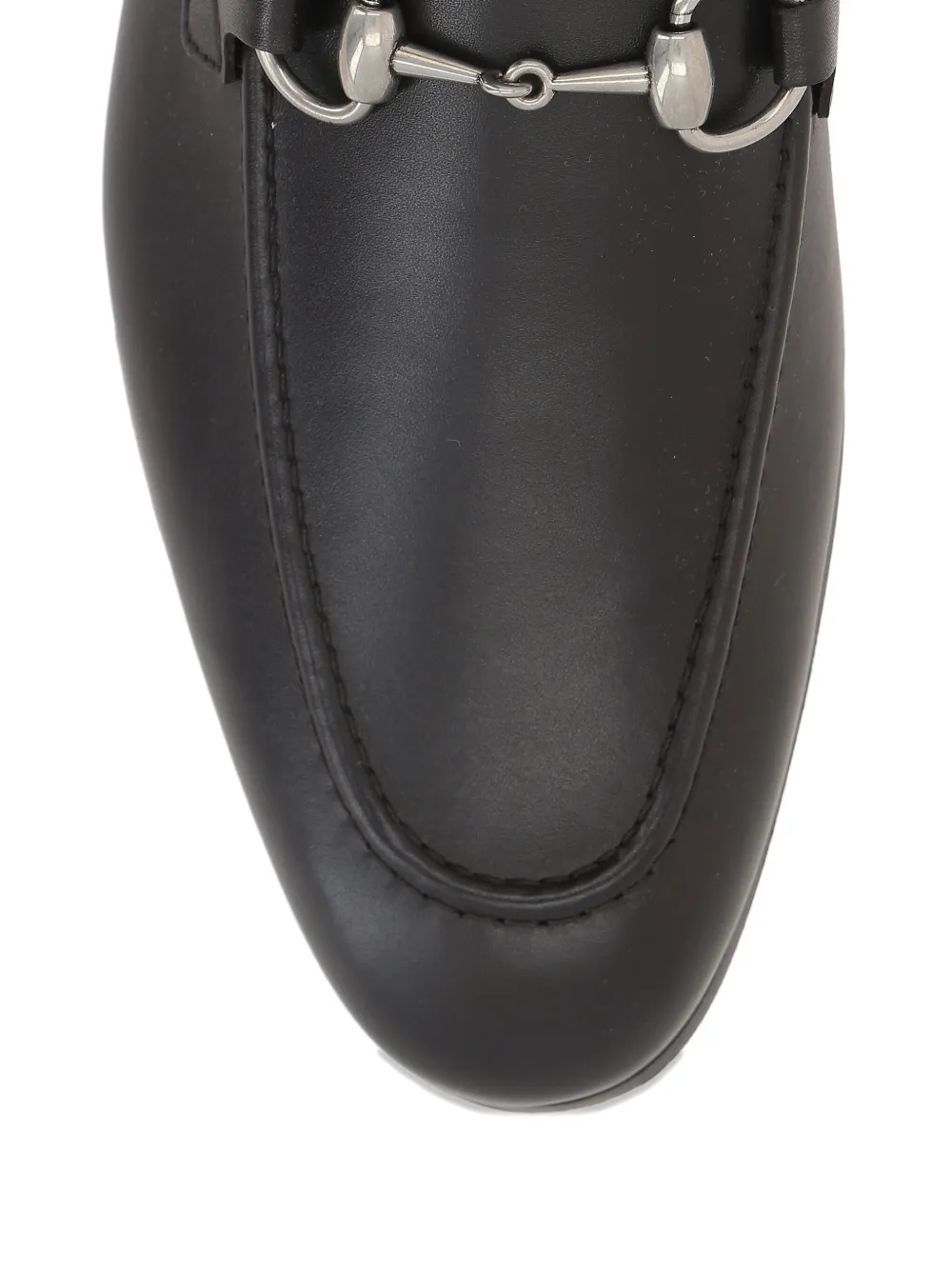 Gucci Horsebit Leather Loafers In Black