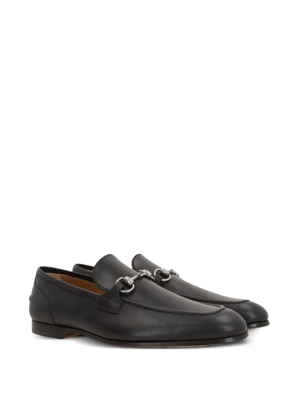 Gucci horsebit leather loafers Brown