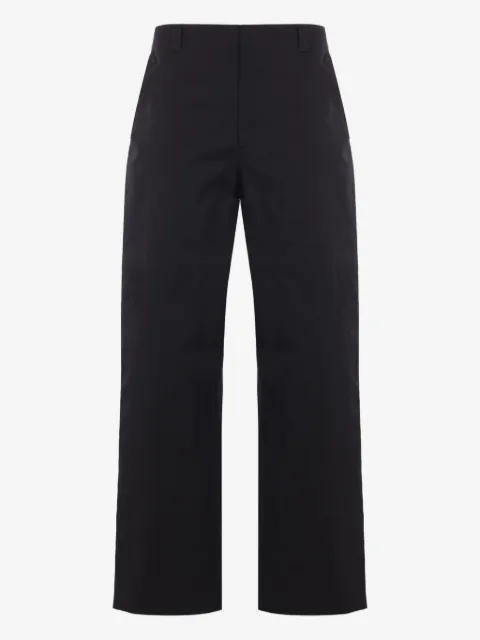 Gucci button-fastening twill trousers