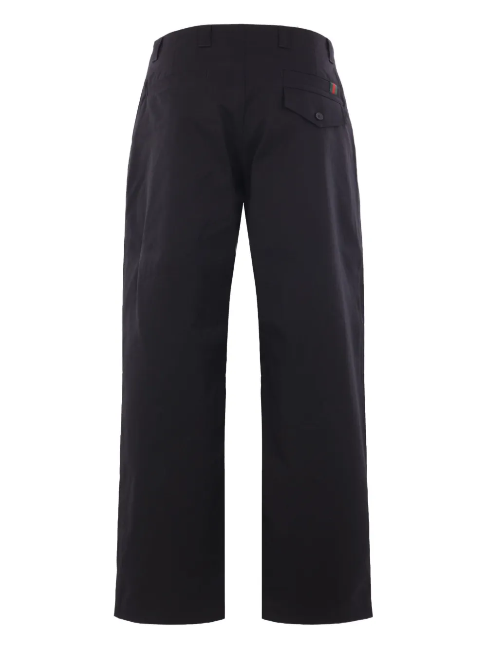 Gucci Twill broek met knoopsluiting - Zwart