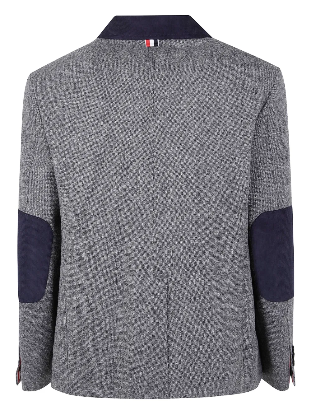 Thom Browne elbow-patch jacket Zwart