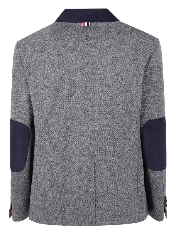 ジャケット・アウター Thom browne Tailored Jacket Thom Browne elbow-patch Jacket | Black | FARFETCH ZA