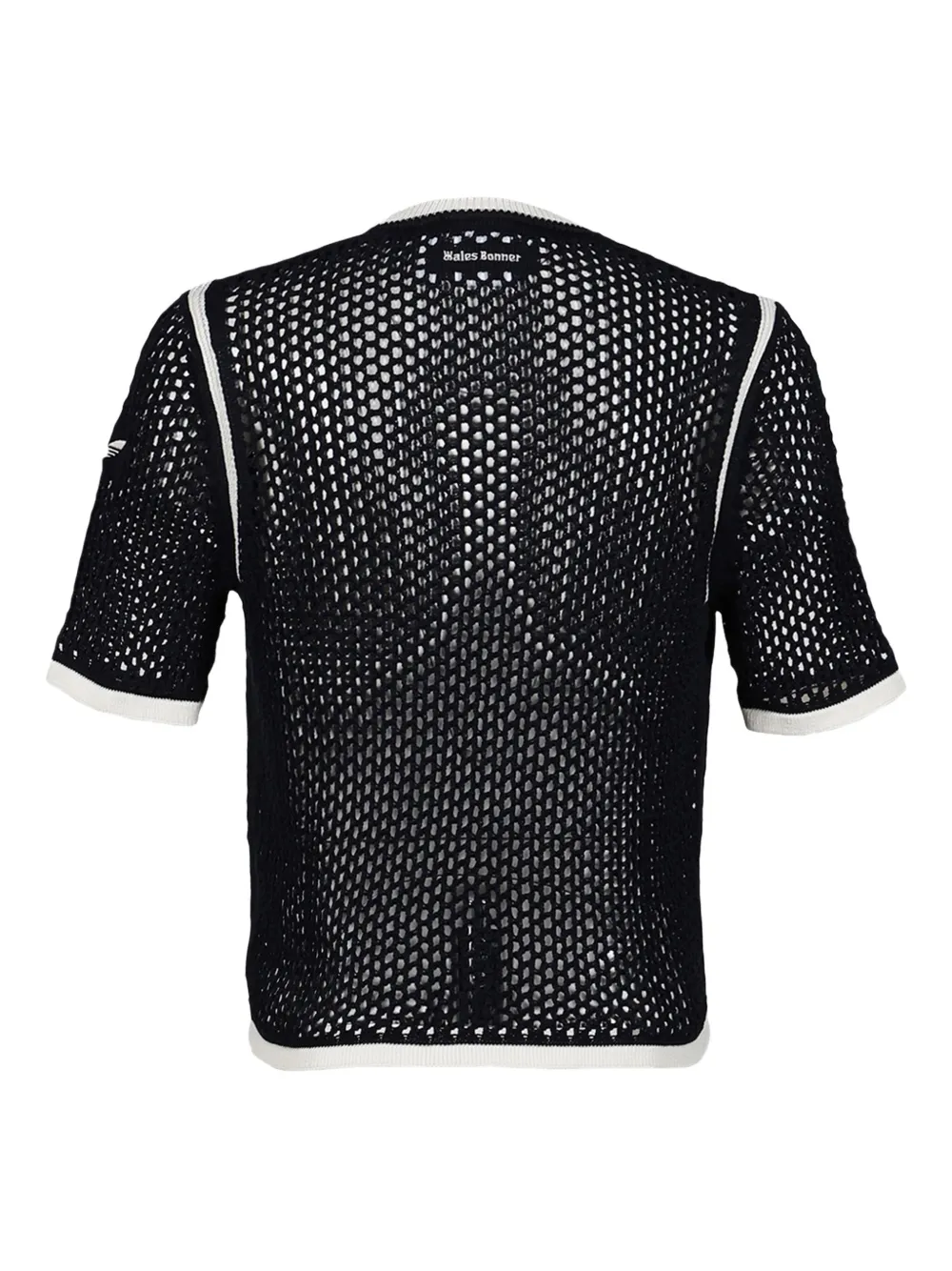 adidas T-shirt met mesh en korte mouwen Zwart