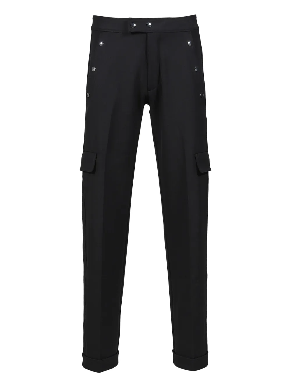 cargo pocket cuffed trousers