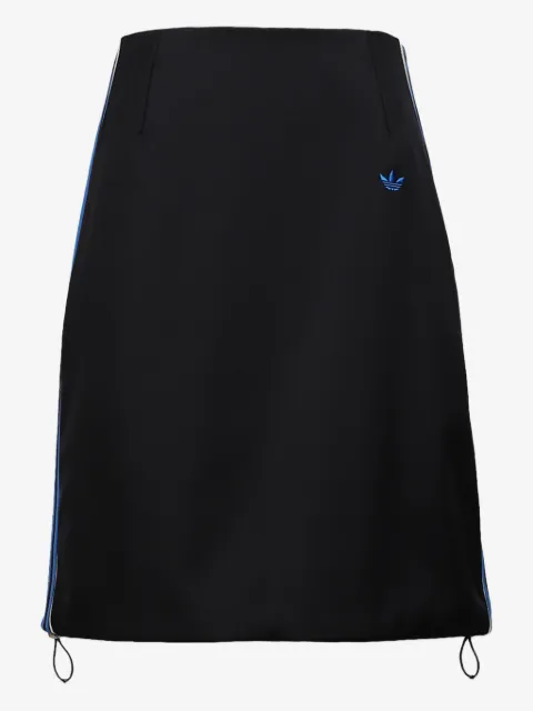 adidas falda midi con motivo de tres rayas