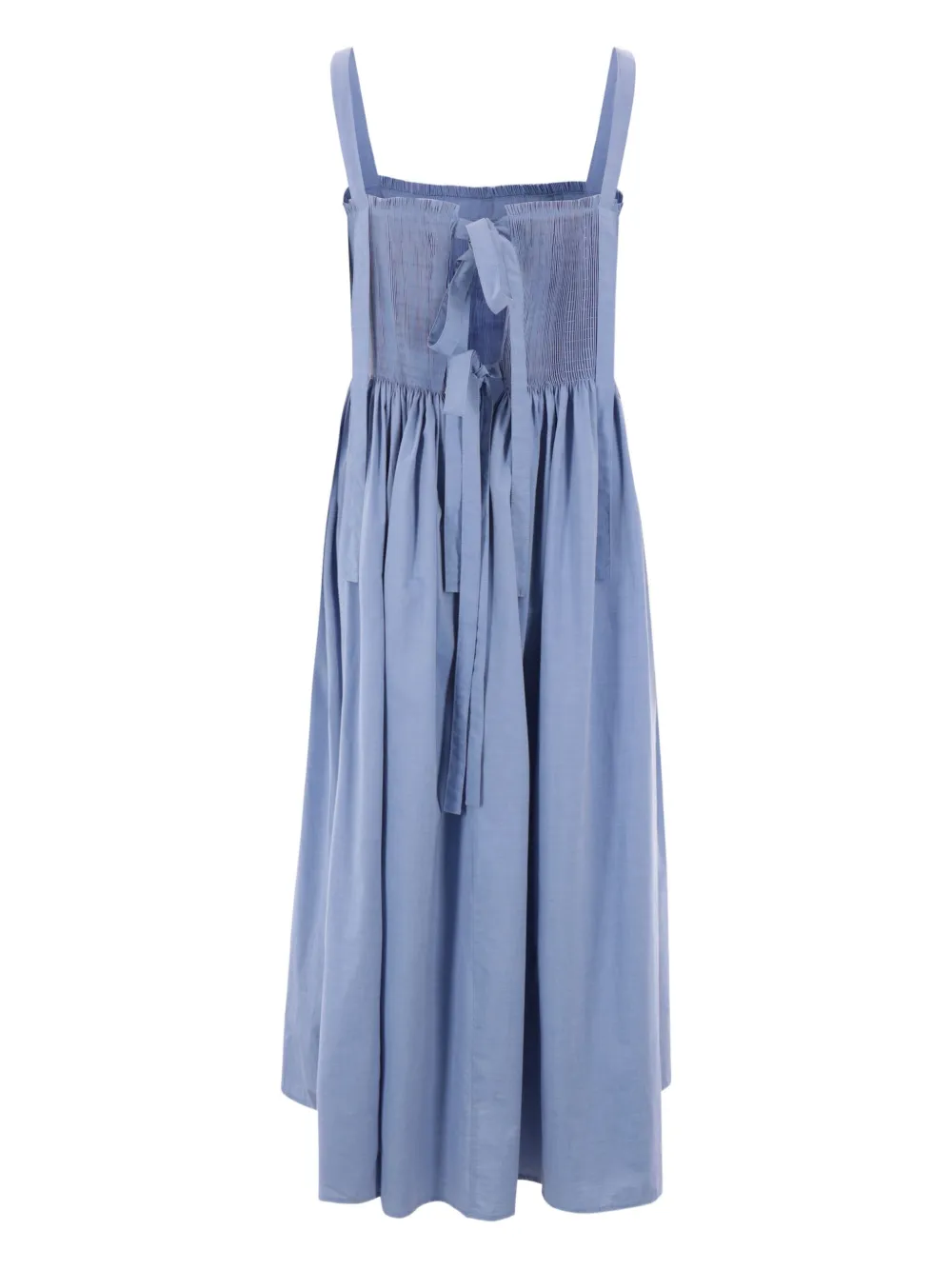 RENATA BRENHA shirred-detail cotton midi dress | Day Dresses | Image 2