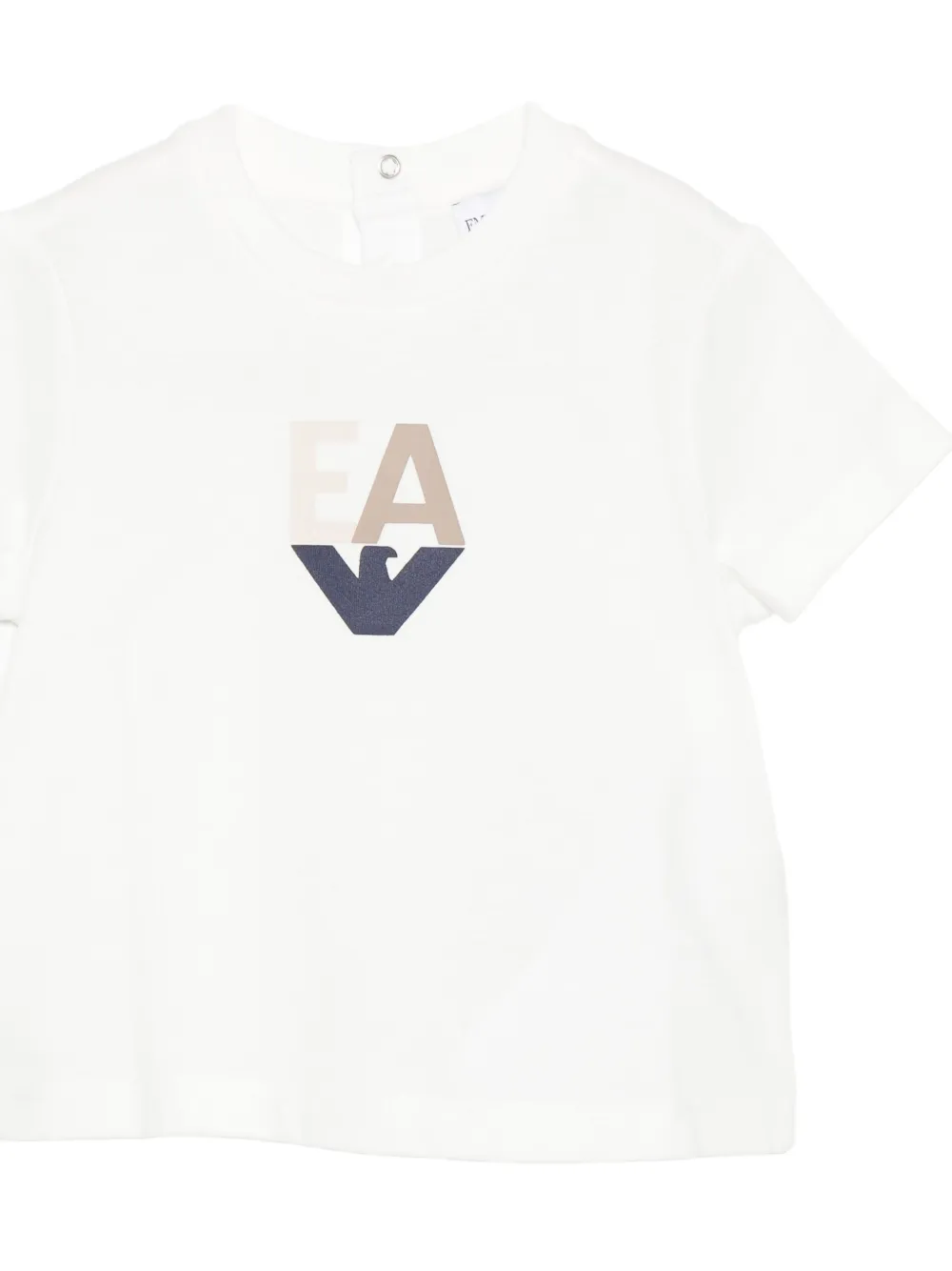 Emporio Armani Kids logo-print T-shirts (pack of three) Blauw