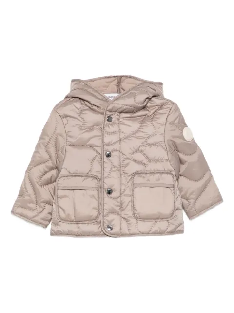 Emporio Armani Kids quilted hooded jacket