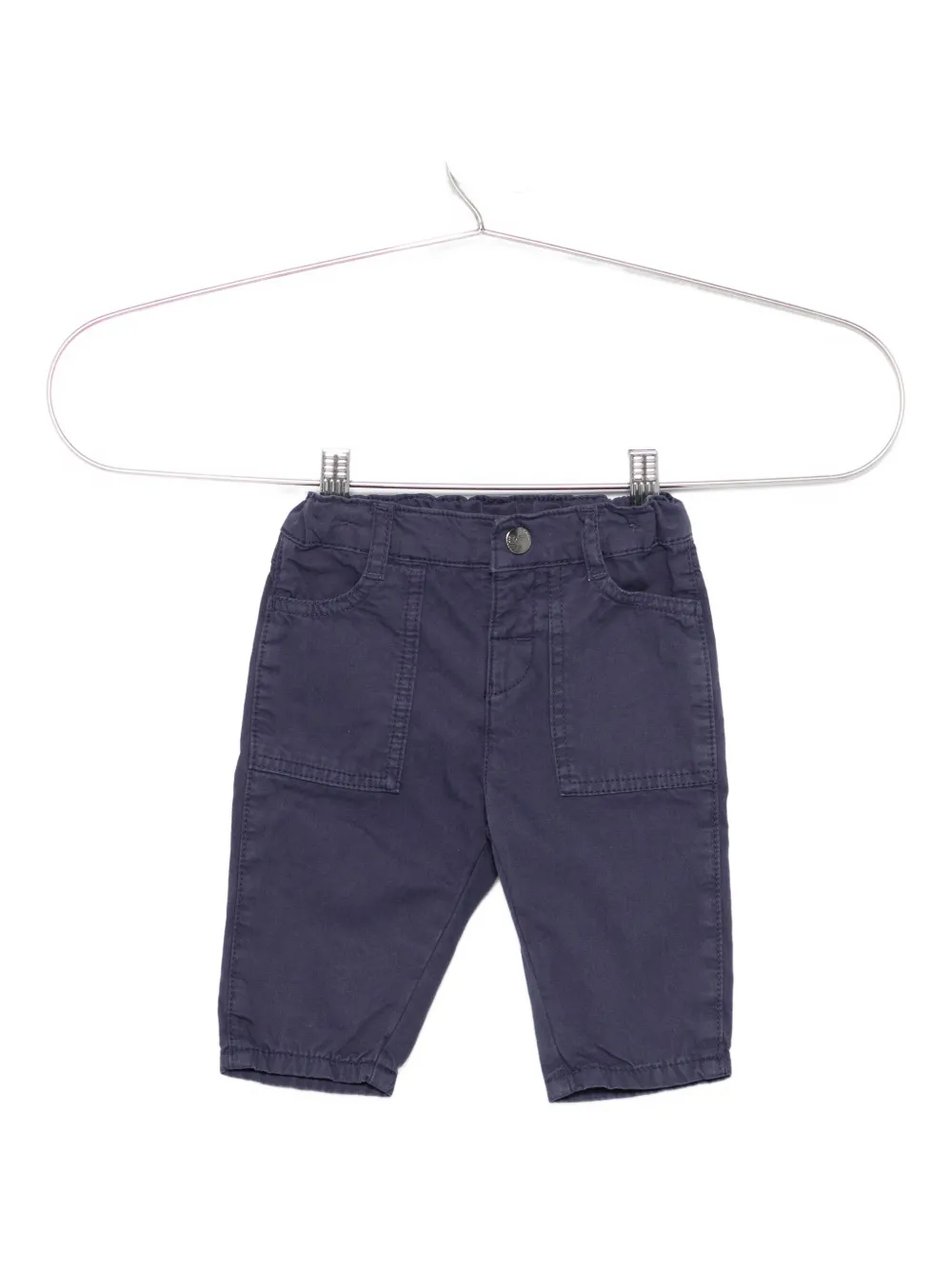 Emporio Ar i Kids patch-pocket trousers Blauw
