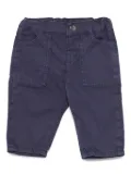 Emporio Armani Kids patch-pocket trousers - Blue