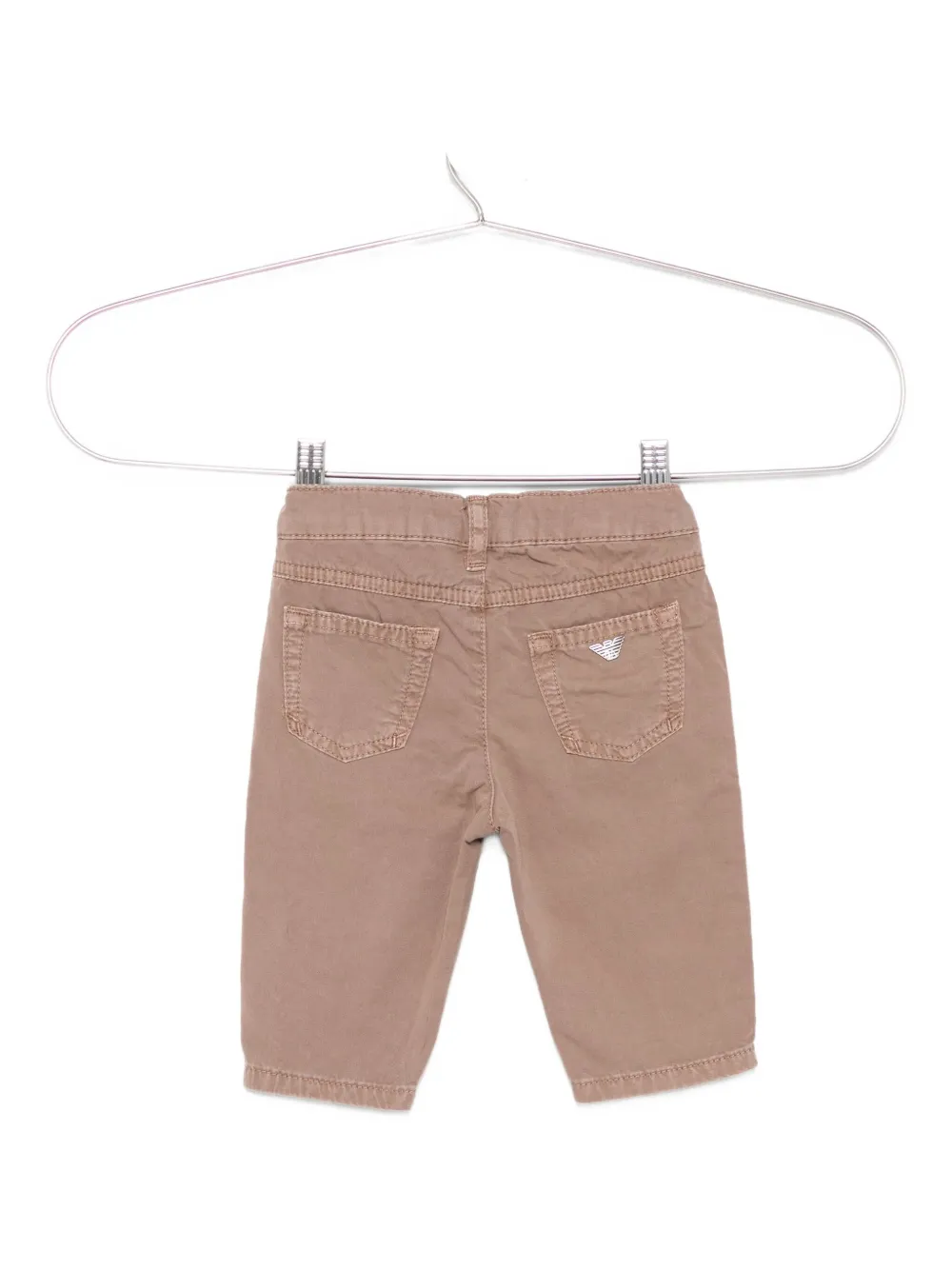 Emporio Armani Kids patch-pocket trousers Bruin