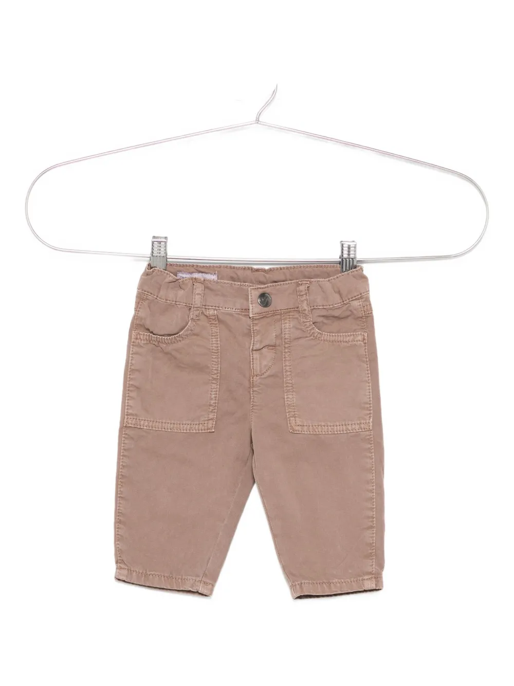 Emporio Ar i Kids patch-pocket trousers Bruin