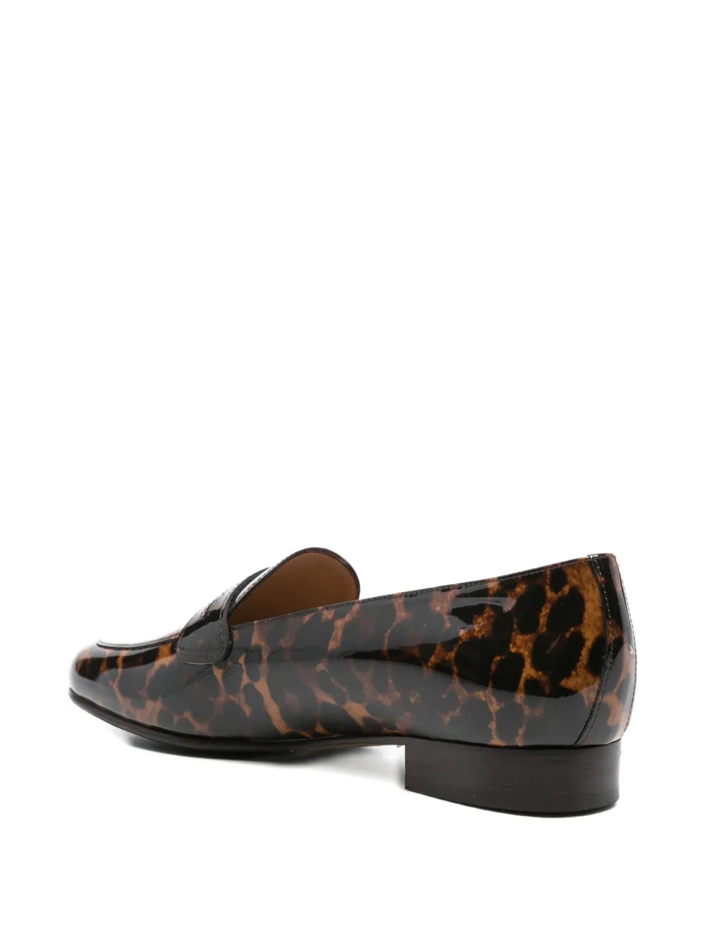 Carel Paris 2100 leopard-print penny loafers Brown