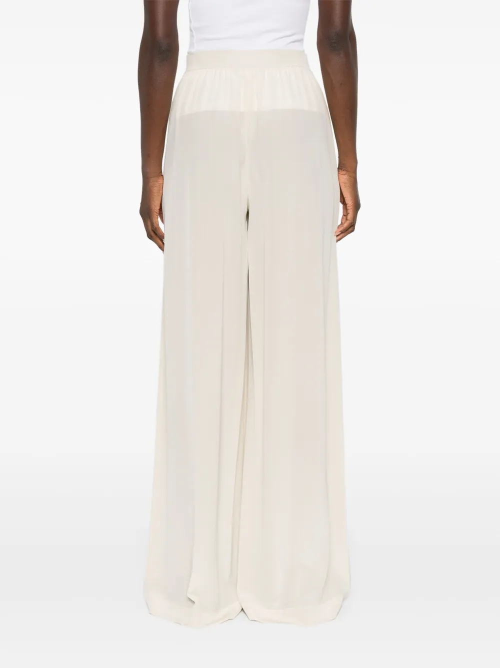 JOSEPH Pantalon met elastische taille Beige