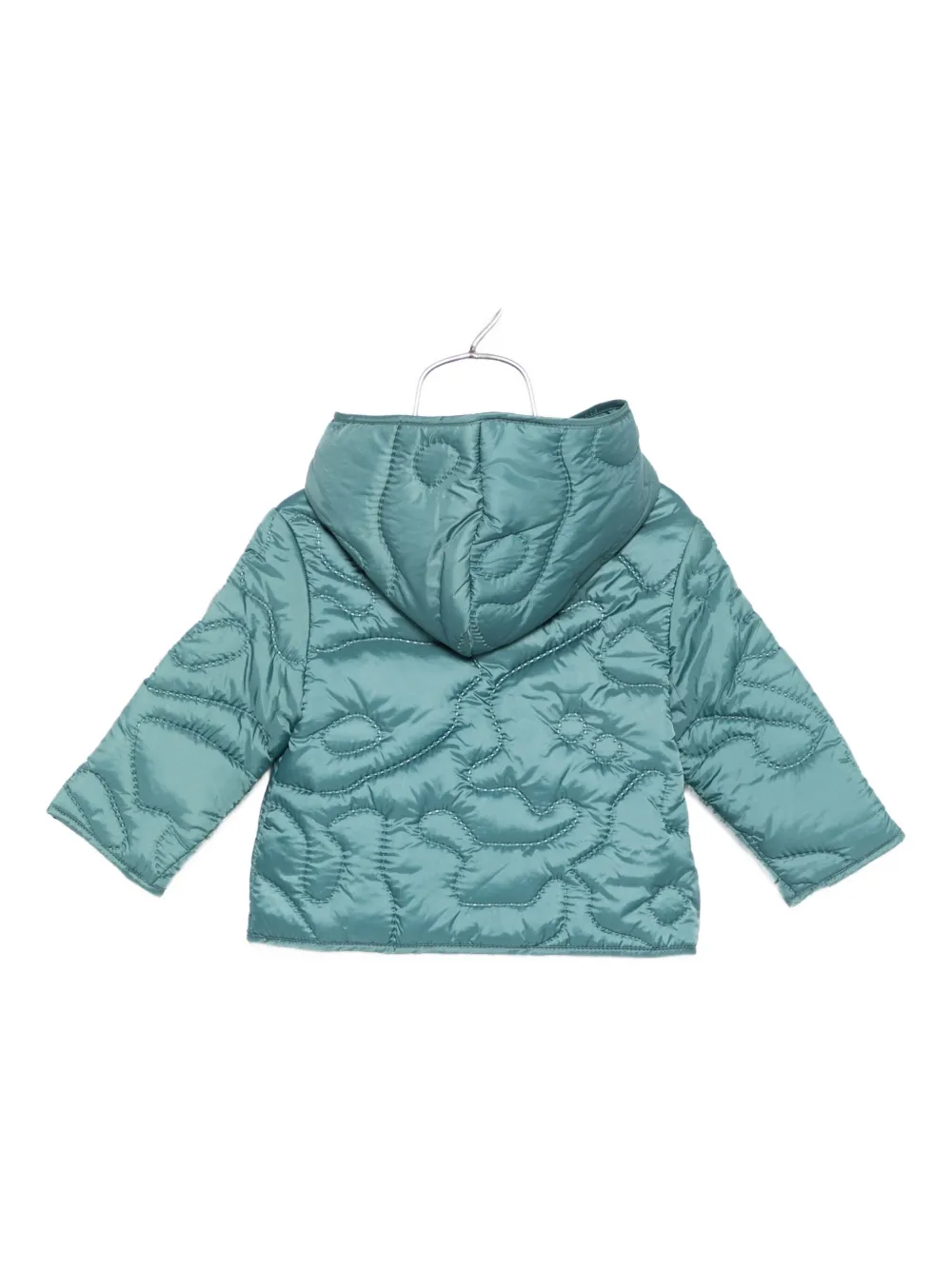Emporio Armani Kids quilted jacket Groen