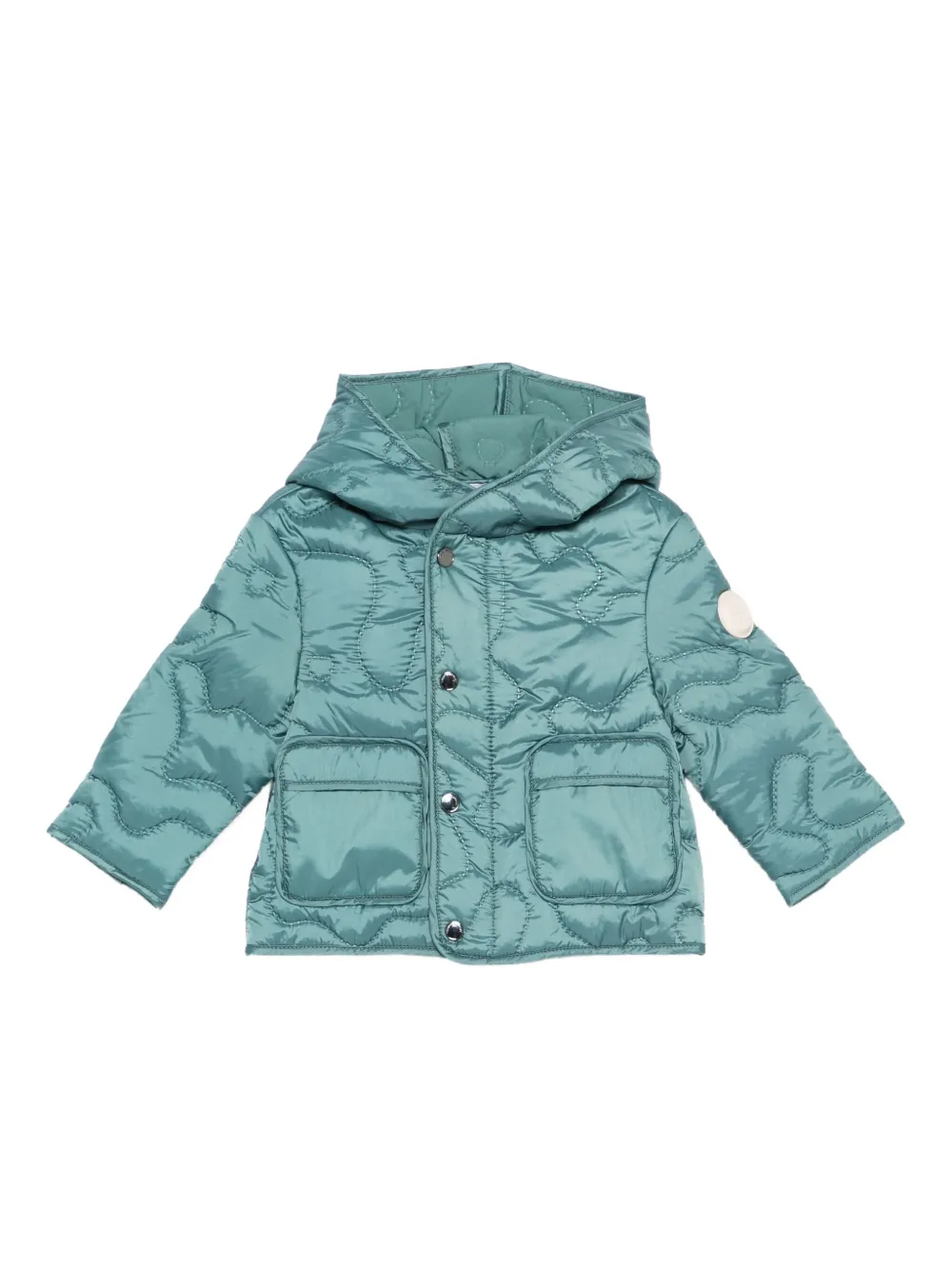 Emporio Ar i Kids quilted jacket Groen