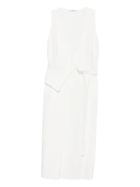 Ermanno Scervino wrap-effect sleeveless dress