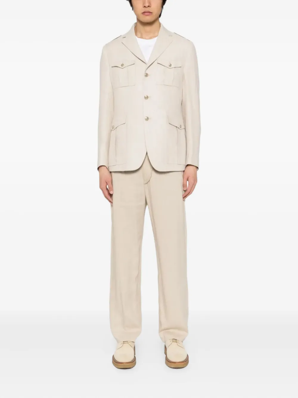 Eleventy flap-pocket button blazer | Blazers | Image 2
