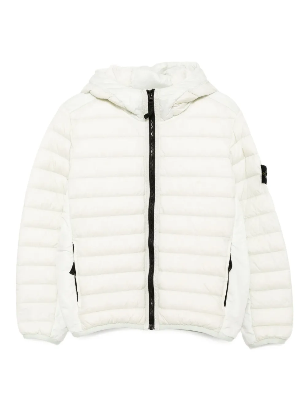 Stone Island Junior hooded padded jacket | Green | Image 1