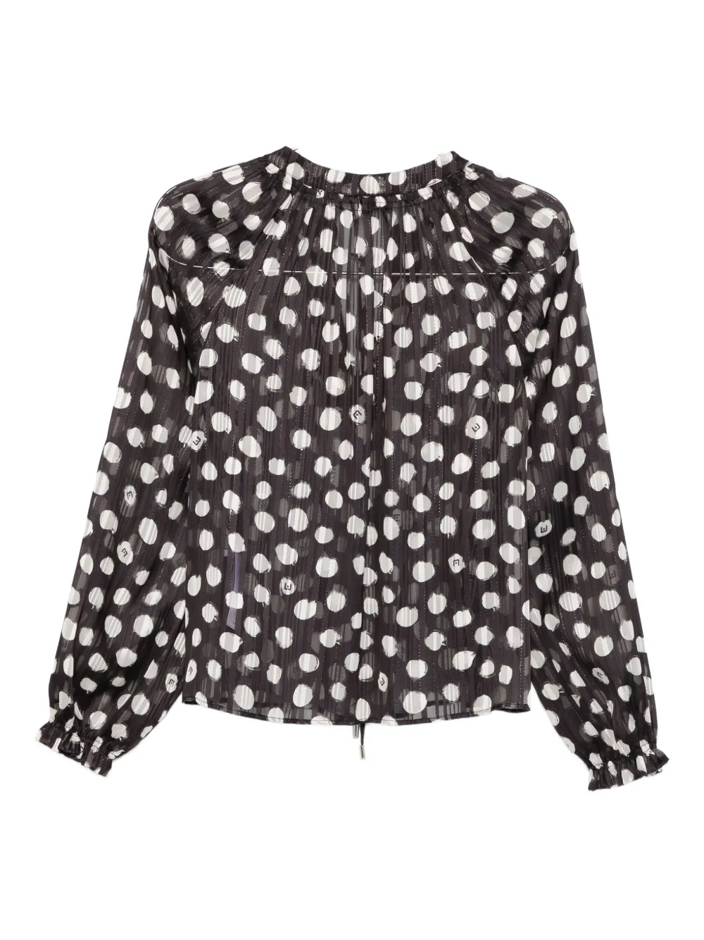 LIU JO Shirt met stippen Zwart