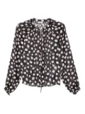 LIU JO polka-dot print blouse - Black